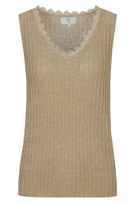 C&S The Label groene dames top | Vooraanzicht