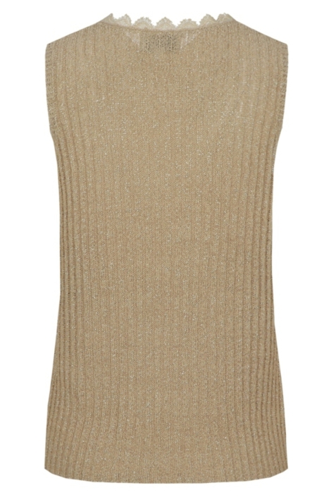 C&S The Label groene dames top | Achteraanzicht