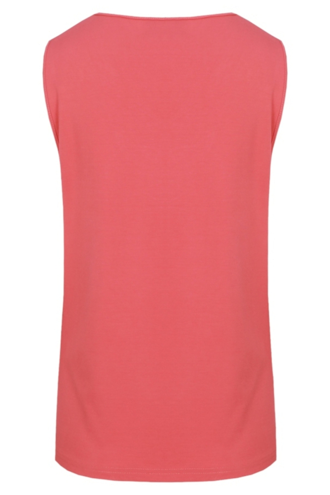 C&S The Label roze dames top | Achteraanzicht