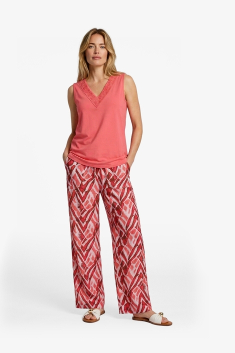 C&S The Label roze dames top | Model
