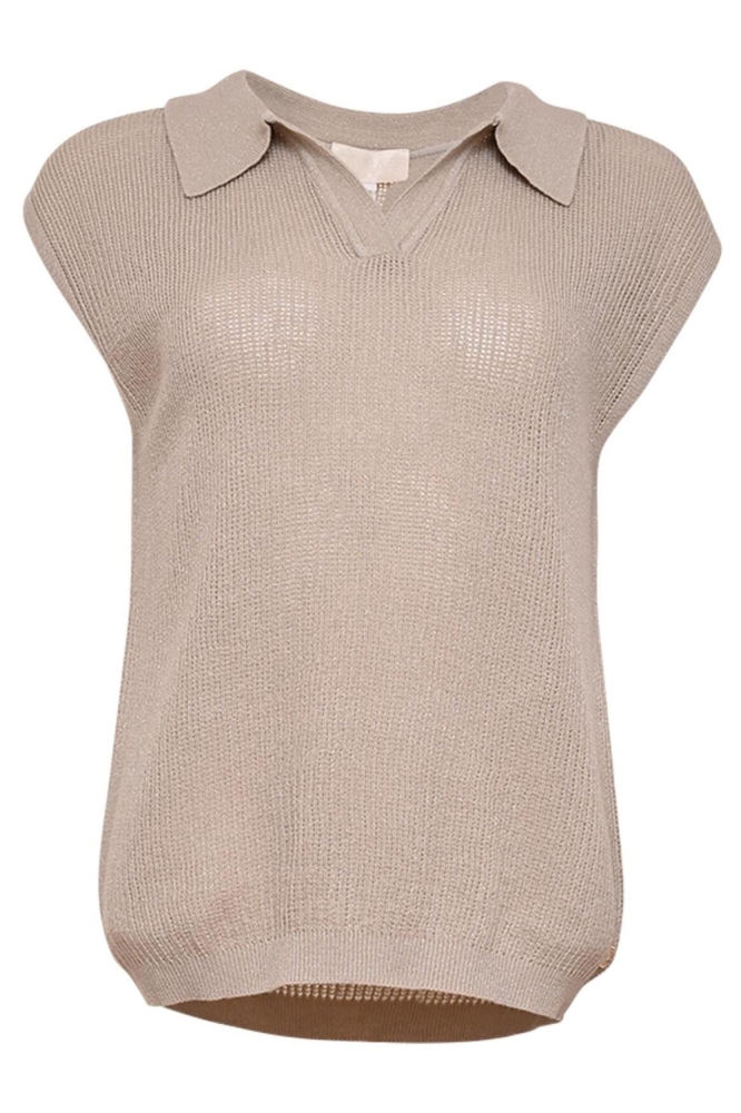 Maicazz beige dames trui | Vooraanzicht