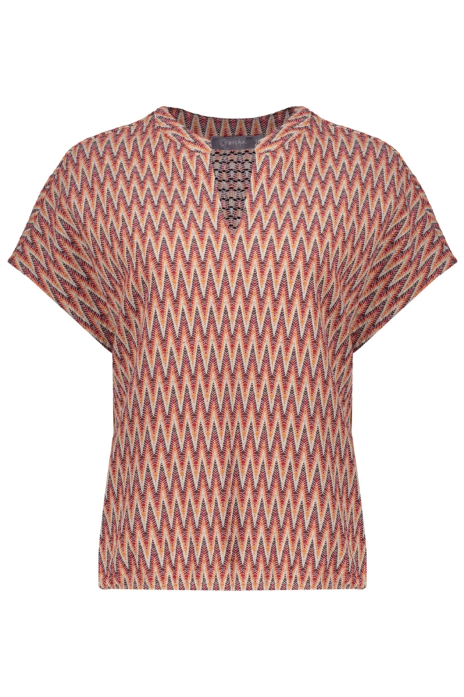 Geisha rode dames t-shirt | Vooraanzicht