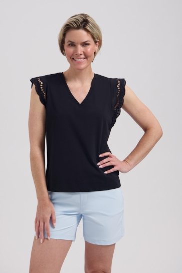 Lady Day Top LAKE L24 375 3318 BLACK