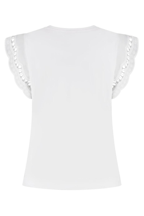 Lady Day witte dames top | Achteraanzicht