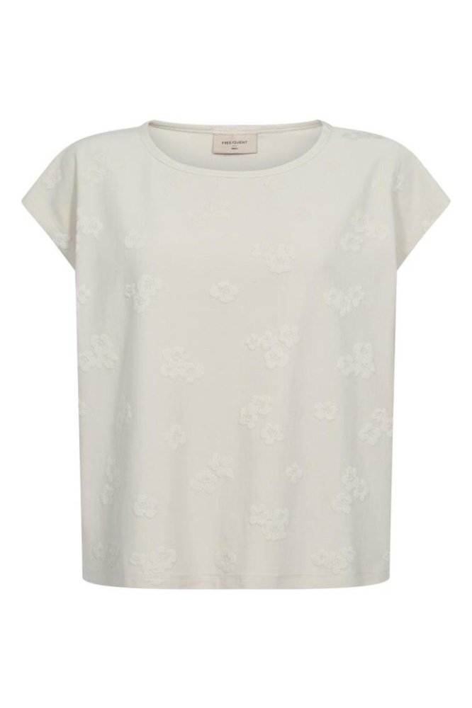 Freequent beige dames top | Vooraanzicht
