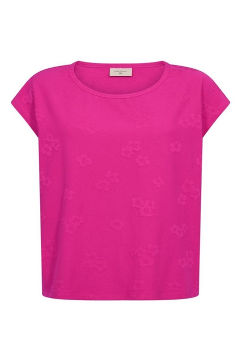 Freequent roze dames t-shirt | Vooraanzicht