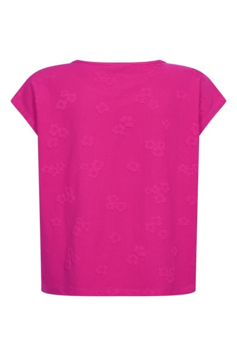 Freequent roze dames t-shirt | Achteraanzicht