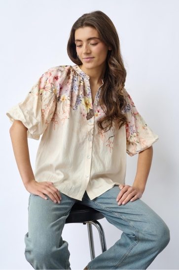 SisterS point Blouse ELICE SS 19930 Flower Border
