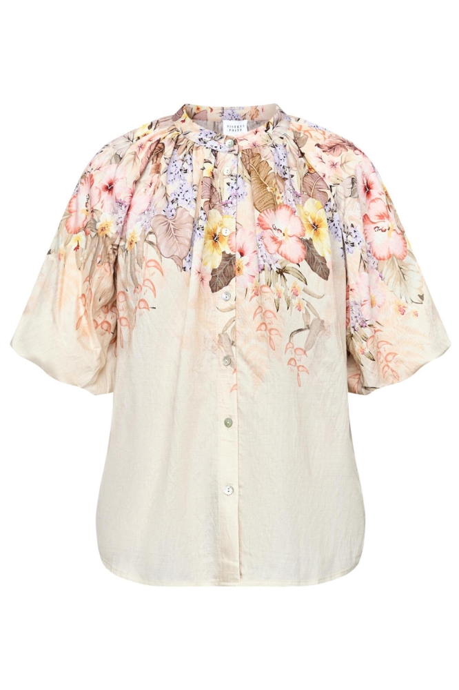 SisterS point beige dames blouse | Vooraanzicht