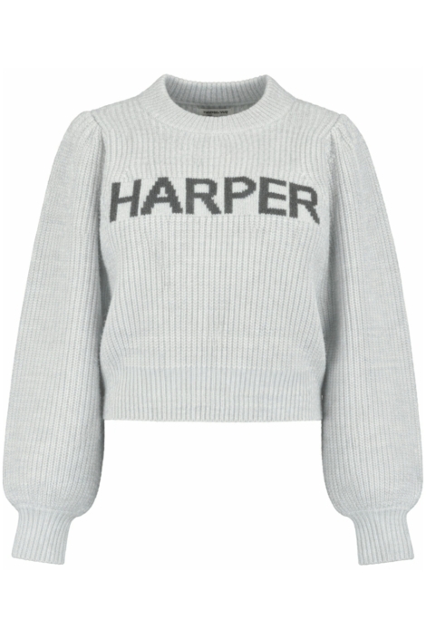 Harper & Yve grijze dames trui | Vooraanzicht