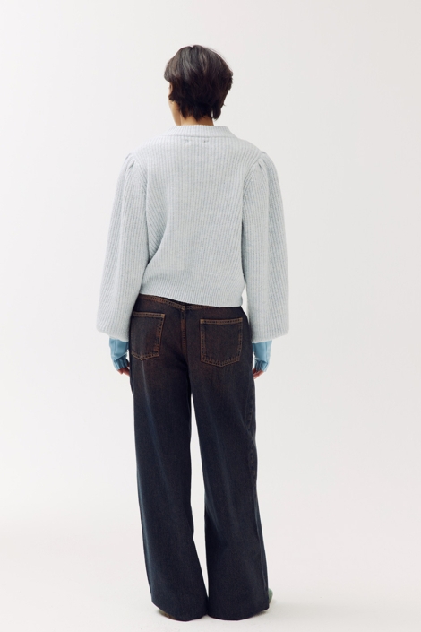 Harper & Yve grijze dames trui | Model