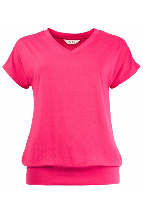 NED roze dames t-shirt | Vooraanzicht