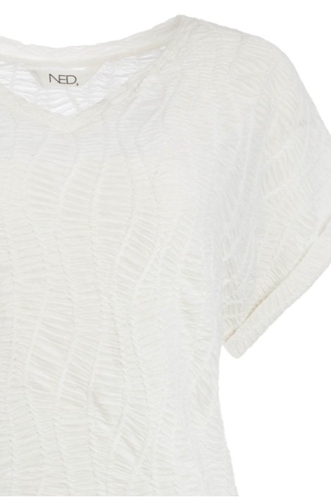 NED witte dames t-shirt |