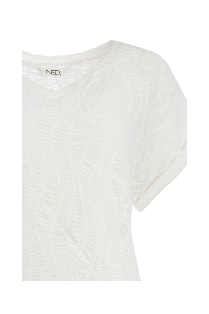 NED witte dames t-shirt |