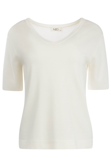 NED T-shirt VILS 1 2 SS 26S1 U106 34 00 optical white