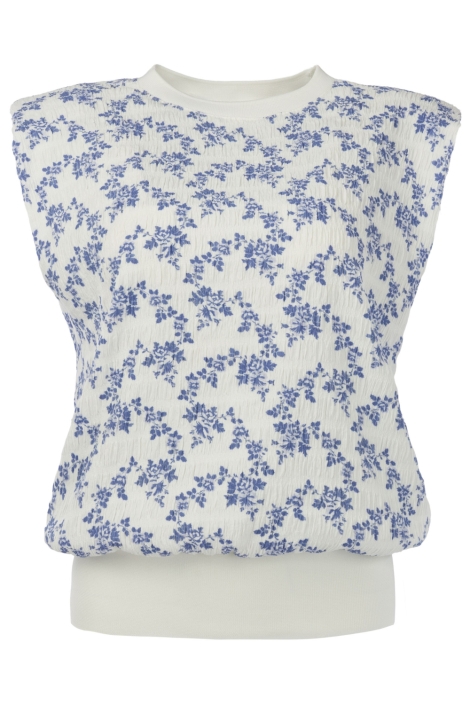 NED blauwe dames top | Vooraanzicht