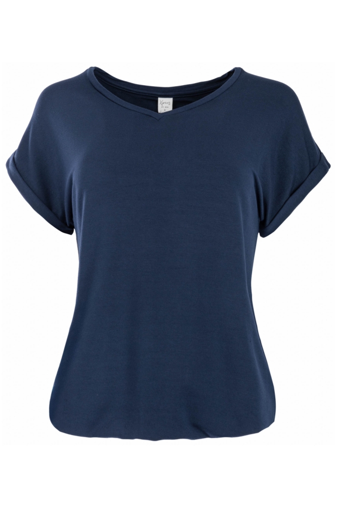 NED blauwe dames t-shirt | Vooraanzicht