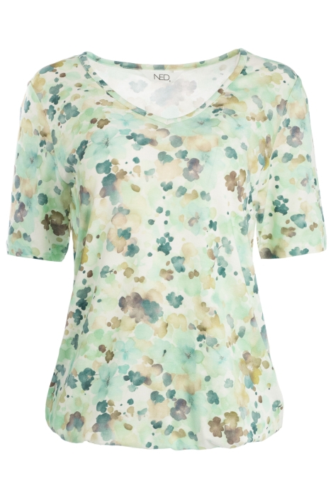 NED groene dames t-shirt | Vooraanzicht