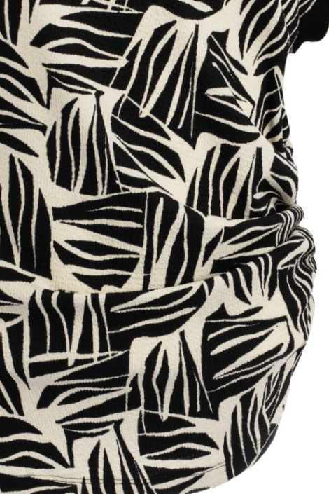 NED zwarte dames t-shirt | Close up