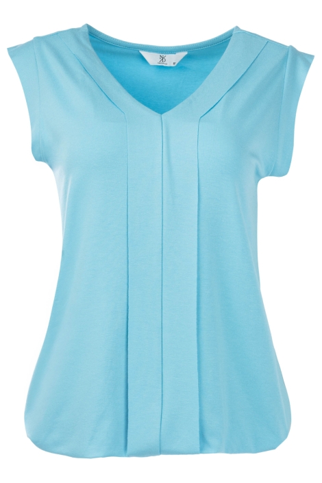 NED blauwe dames top | Vooraanzicht