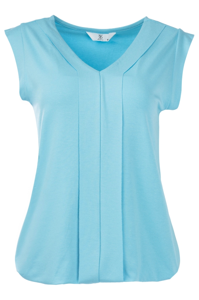 NED blauwe dames top | Vooraanzicht