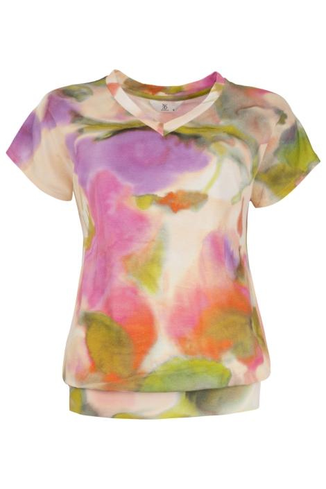 NED multi color dames t-shirt | Vooraanzicht