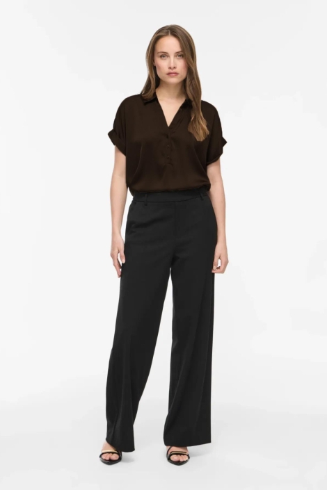 Vila bruine dames blouse | Model