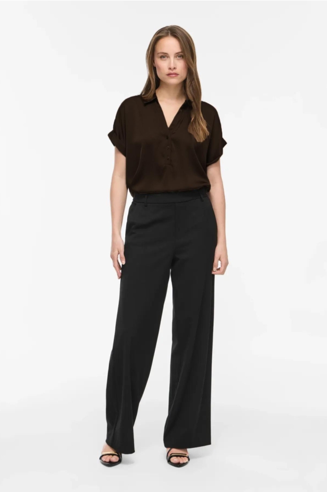 Vila bruine dames blouse | Model