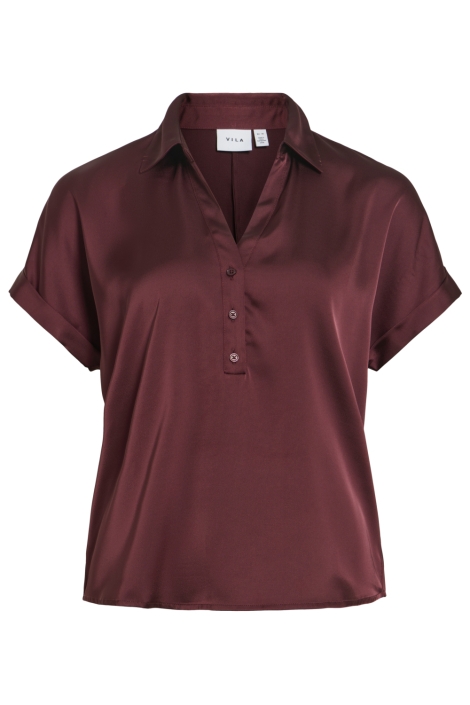Vila bordeaux dames blouse |