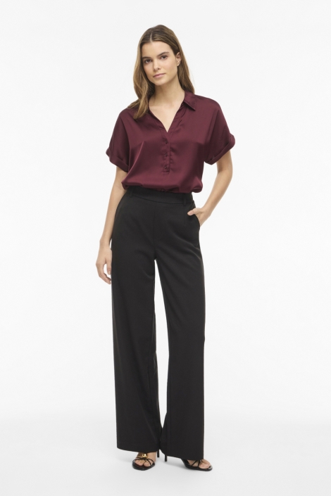 Vila bordeaux dames blouse |