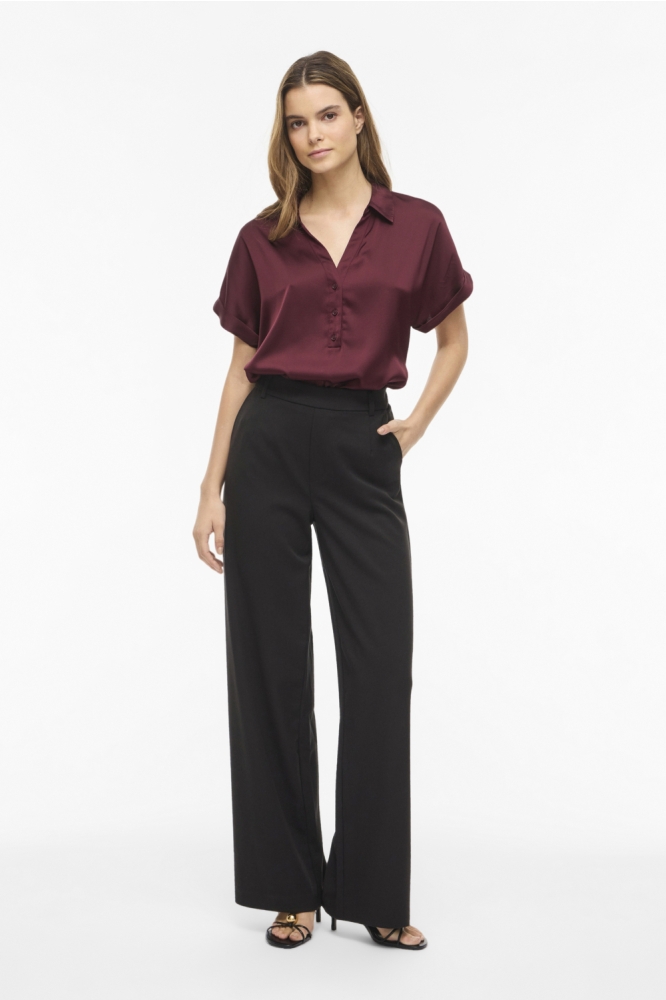 Vila bordeaux dames blouse |