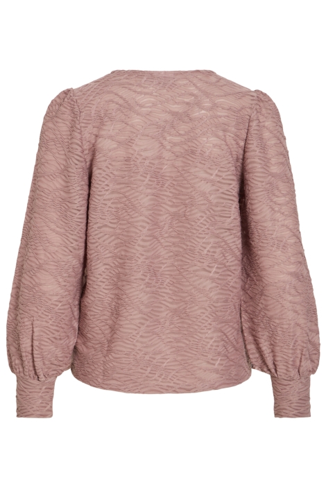 Vila roze dames t-shirt | Achteraanzicht