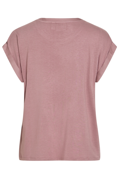 Vila roze dames t-shirt | Achteraanzicht
