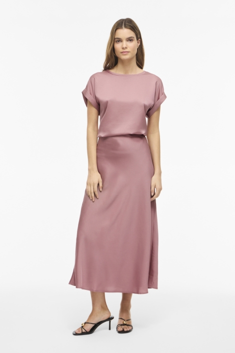 Vila roze dames t-shirt | Model