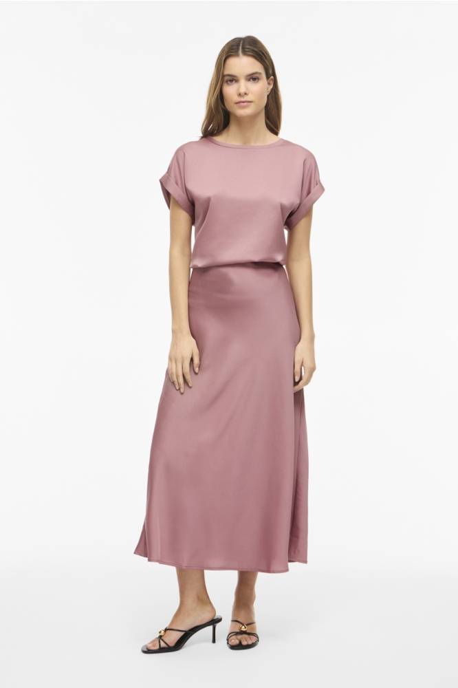 Vila roze dames t-shirt | Model