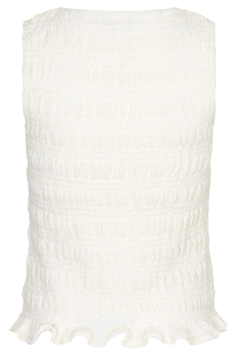Ydence witte dames top | Achteraanzicht