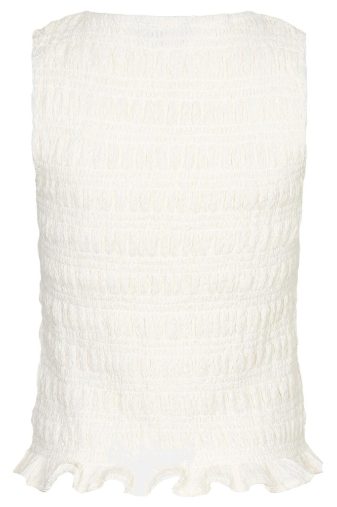 Ydence witte dames top | Achteraanzicht