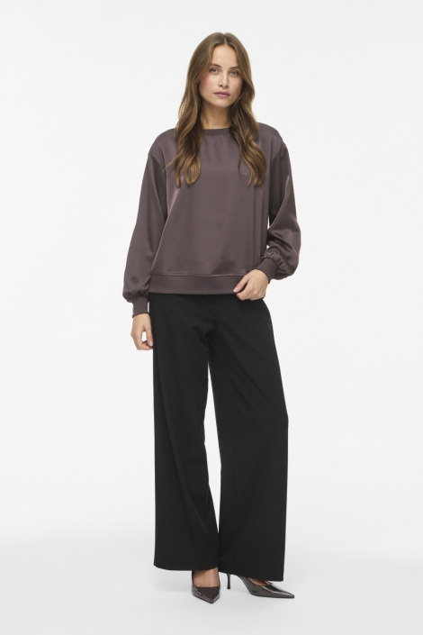 Vila bruine dames t-shirt | Model