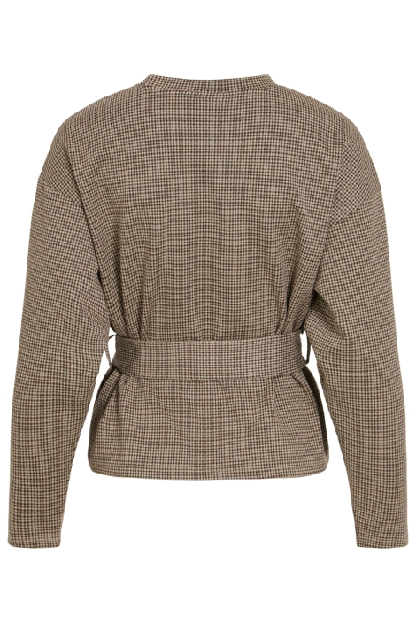 Vila bordeaux dames top | Achteraanzicht