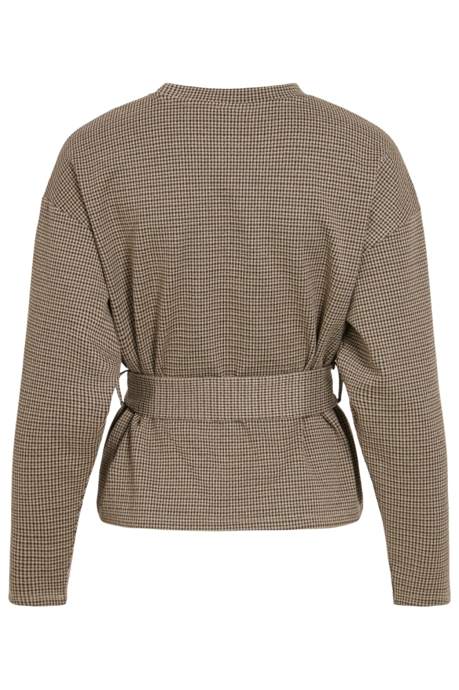 Vila bordeaux dames top | Achteraanzicht