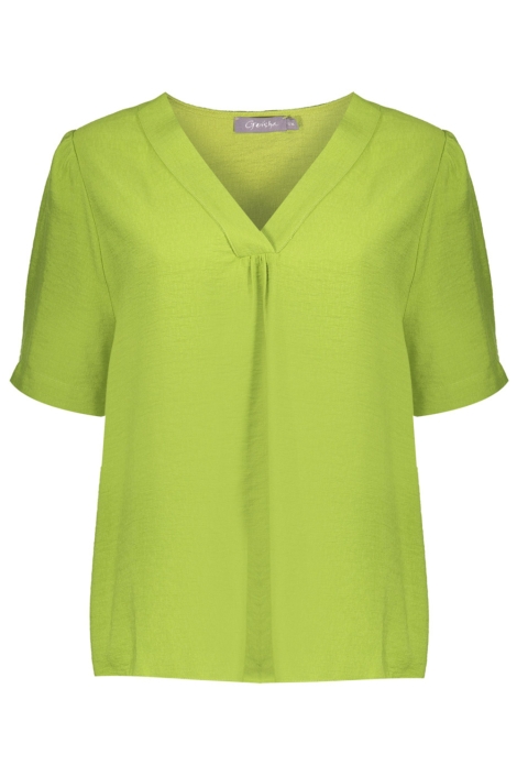 Geisha groene dames t-shirt | Vooraanzicht