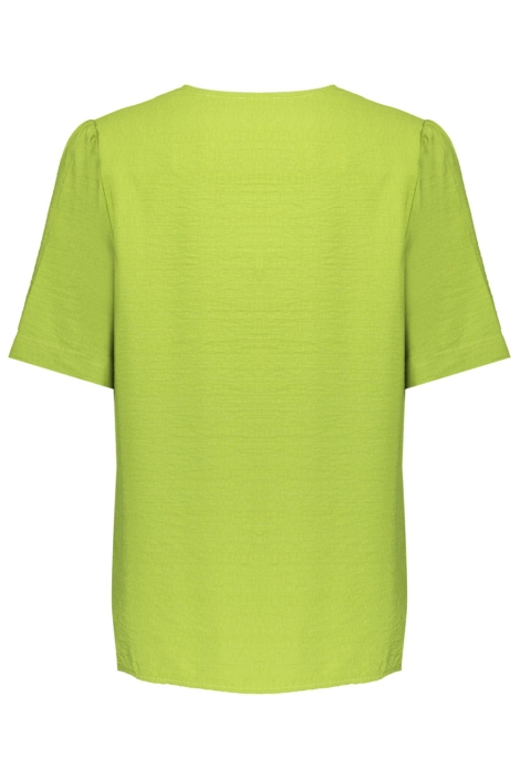 Geisha groene dames t-shirt | Achteraanzicht