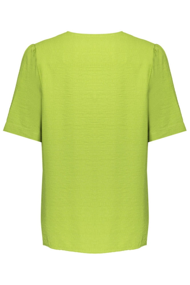 Geisha groene dames t-shirt | Achteraanzicht