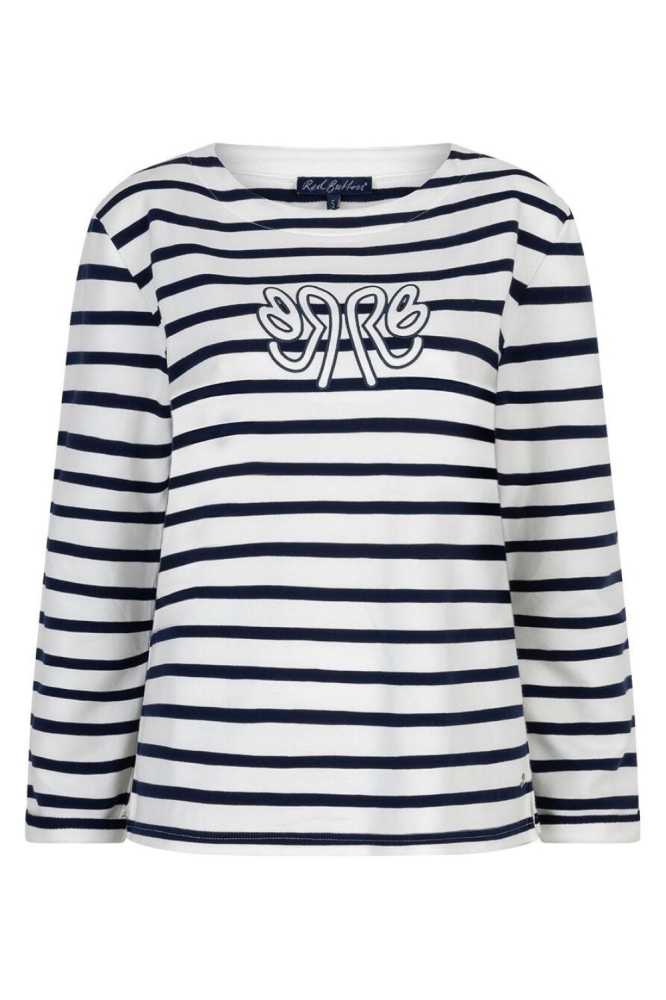 Red Button blauwe dames t-shirt | Vooraanzicht
