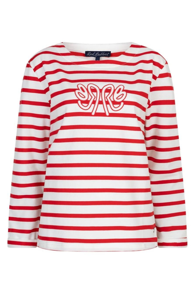 Red Button rode dames t-shirt | Vooraanzicht