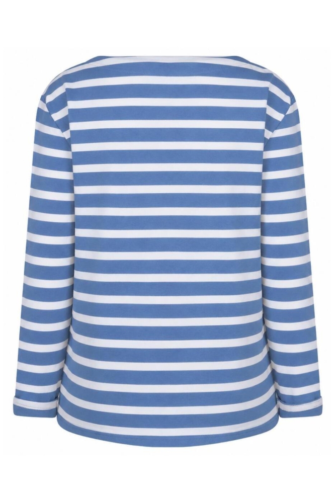 Red Button blauwe dames t-shirt | Achteraanzicht