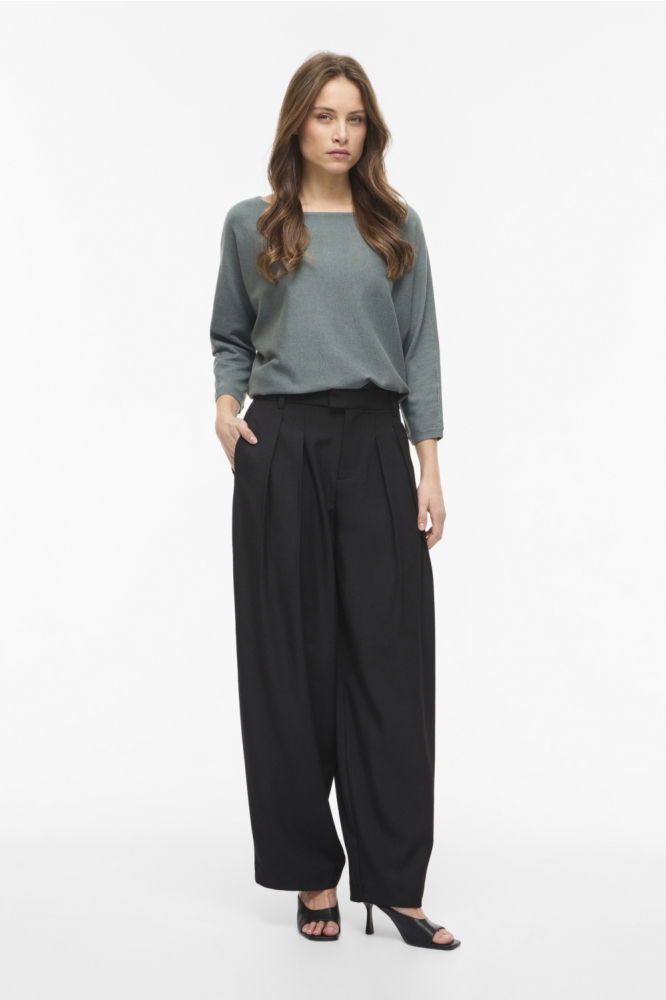 Vila groene dames trui | Model