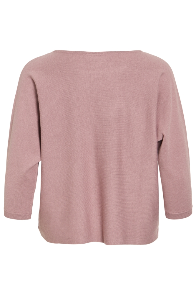 Vila roze dames trui | Achteraanzicht