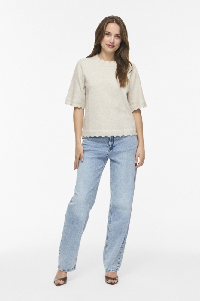 Vila beige dames trui | Model