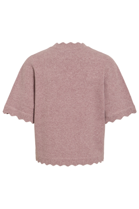 Vila roze dames trui | Achteraanzicht